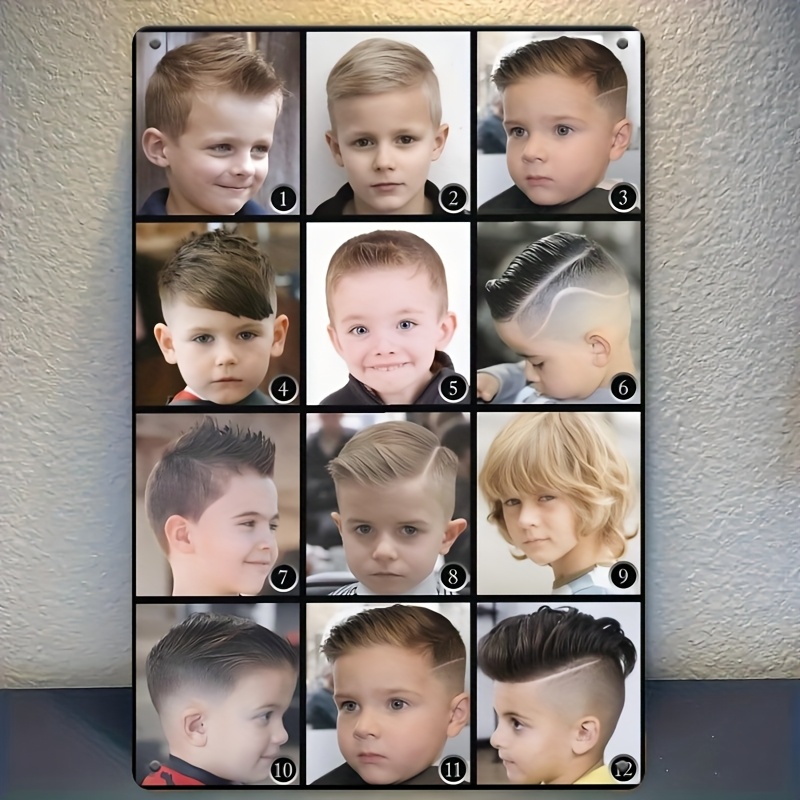 Hair Care Guide - ديكور الغرفة، لافتة حديد معدنية عتيقة،