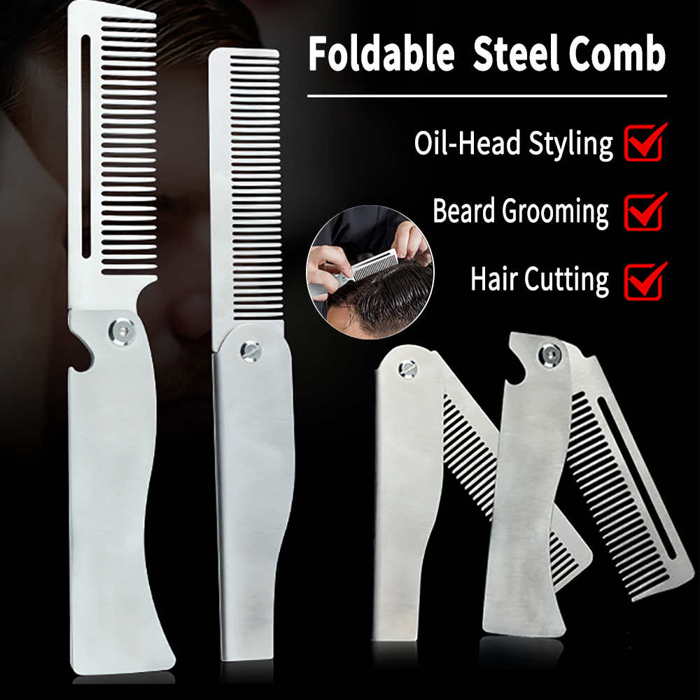 Hair Care Guide - نوع جديد 1/2 قطعة أمشاط الصلب