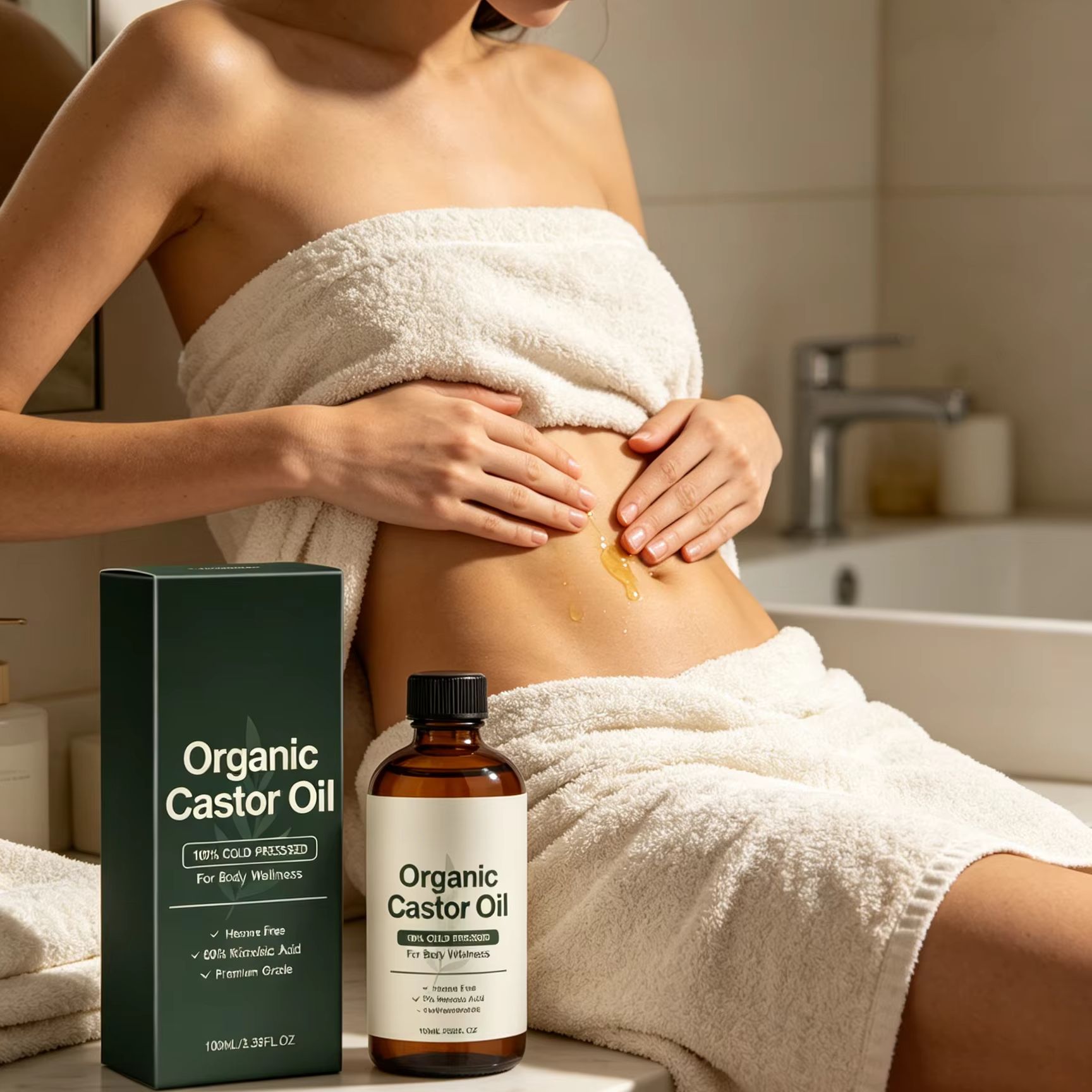 Castor Oil Cold Press - زيت الخروع العضوي المعصور على البارد