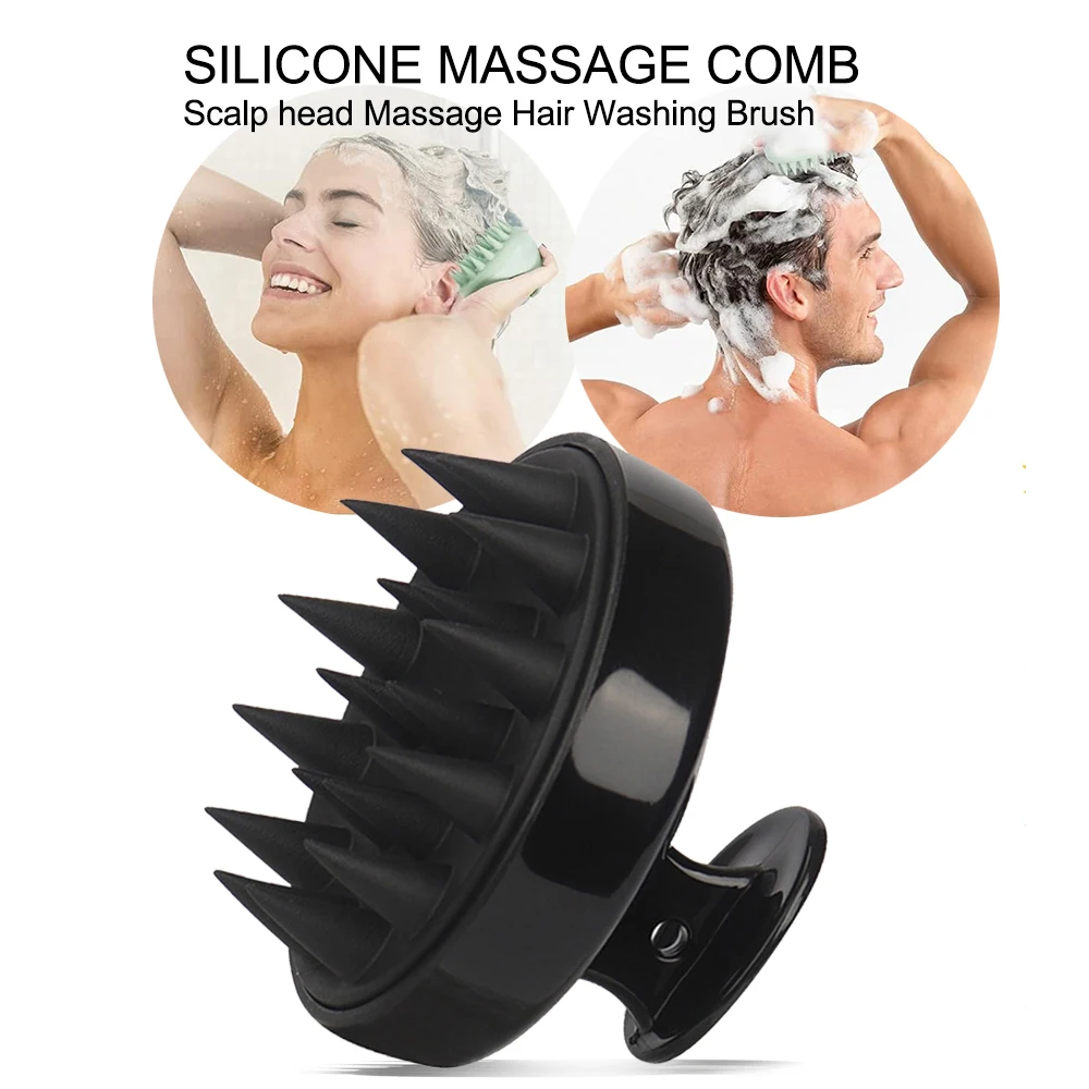 Hair Care Tonic - مشط تدليك فروة الرأس من السيليكون،