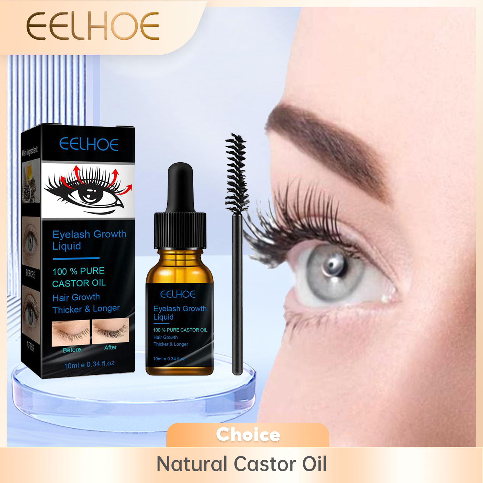 Hair Care Tonic - سيروم نمو الرموش بزيت الخروع للرجال