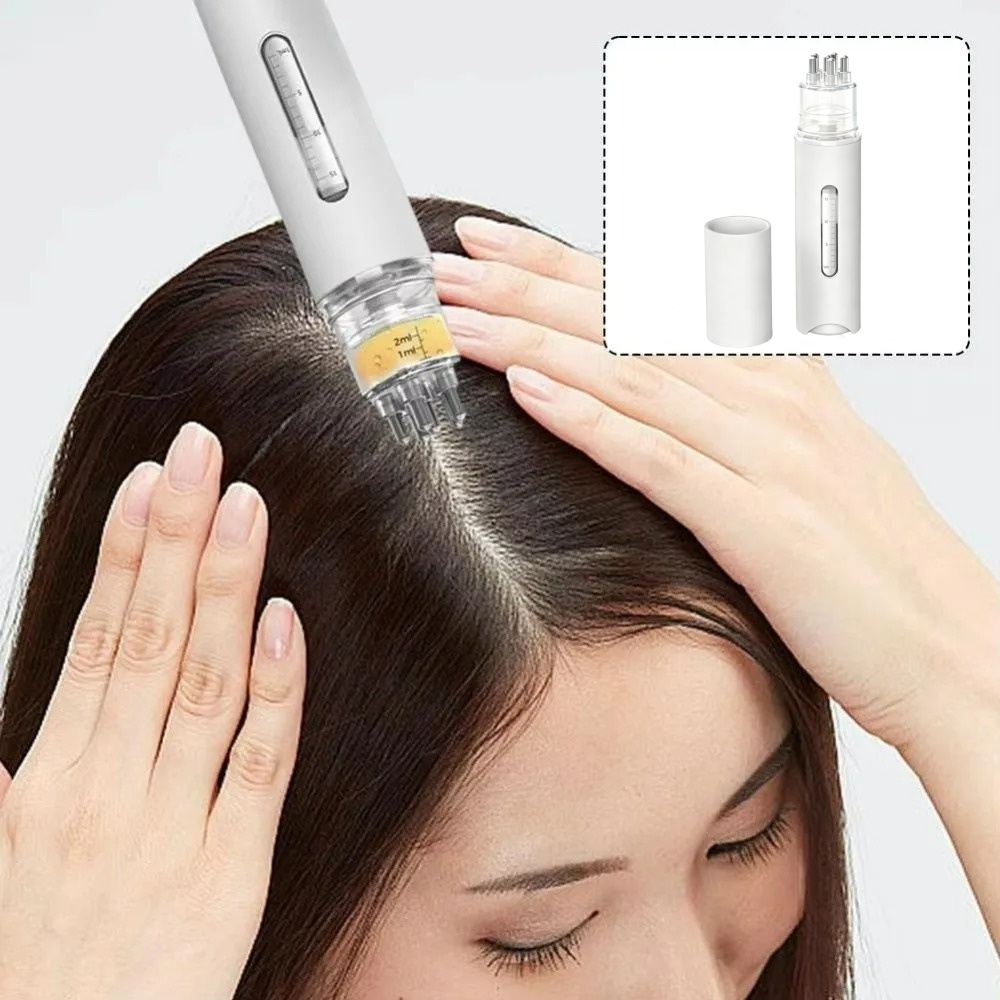 Hair Care Guide - مشط تدليك فروة الرأس مع أداة