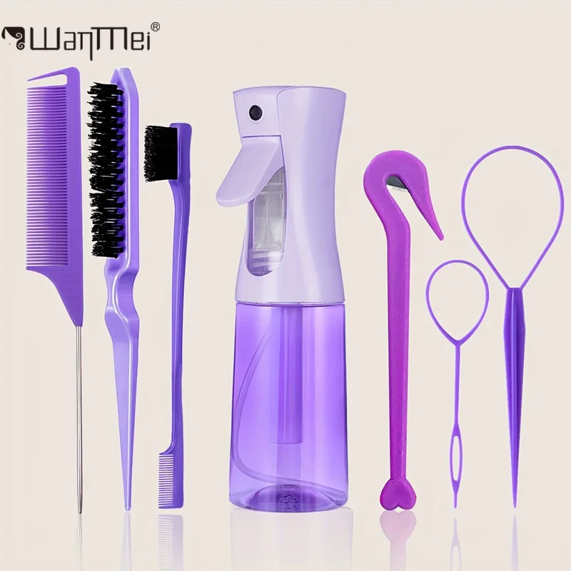7 قطعة/مجموعة أدوات تصفيف الشع - مراجعة Hair Care Guide وسعره