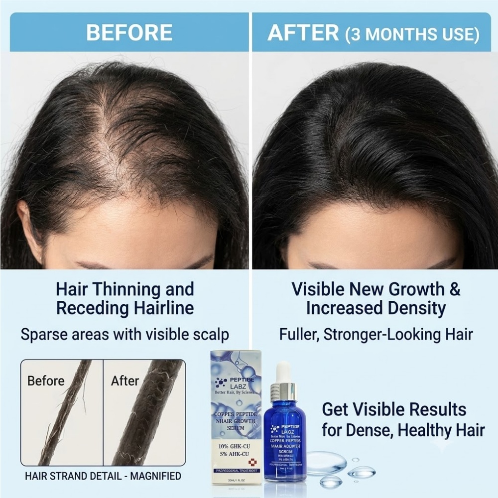 سيروم نمو الشعر بببتيد النحاس  - مراجعة Hair Care Tonic وسعره