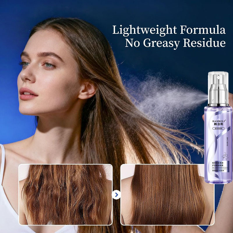 بخاخ زيت أساسي للشعر بحجم 100  - مراجعة Hair Care For Curly Dry Hair وسعره