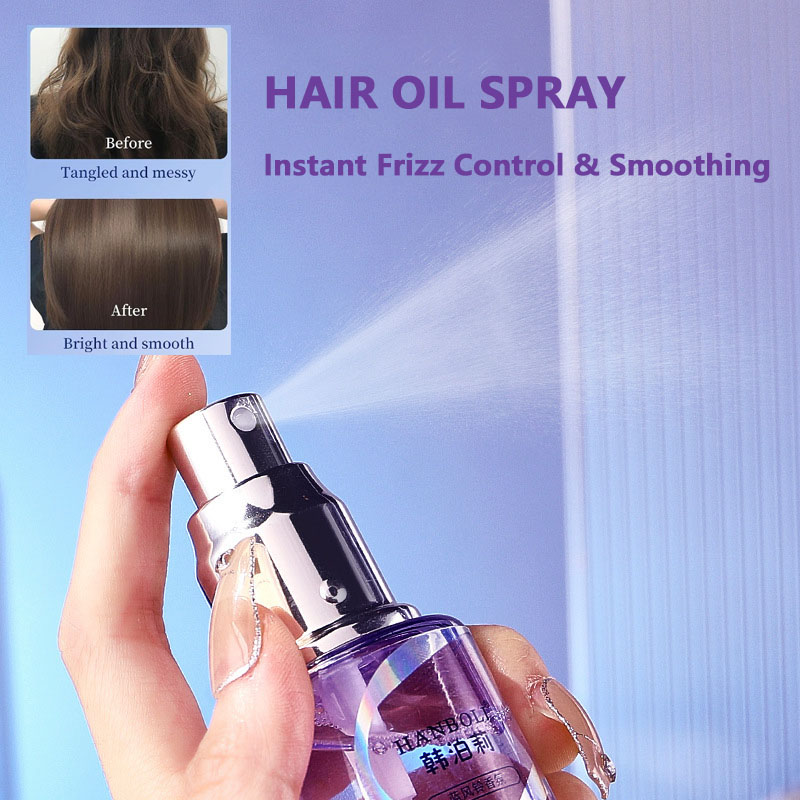 بخاخ زيت أساسي للشعر بحجم 100  - مراجعة Hair Care For Curly Dry Hair وسعره