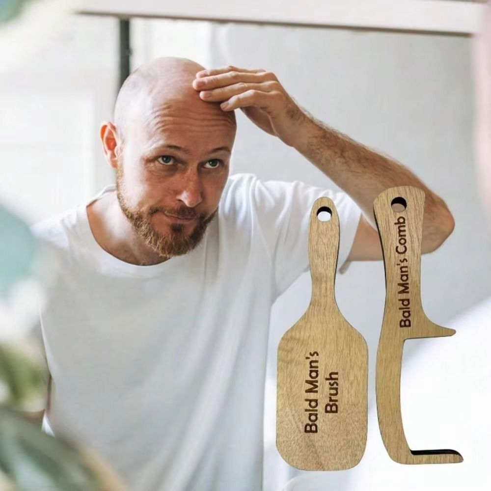 هدية للبالغين: مشط خشبي للرجال - مراجعة Hair Care Gift وسعره