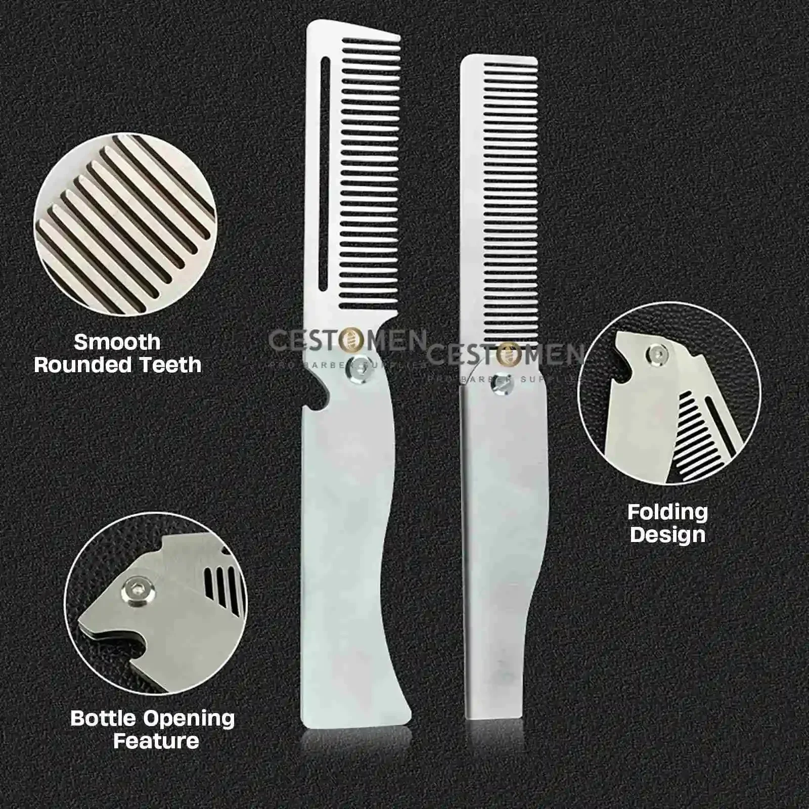 نوع جديد 1/2 قطعة أمشاط الصلب  - مراجعة Hair Care Guide وسعره