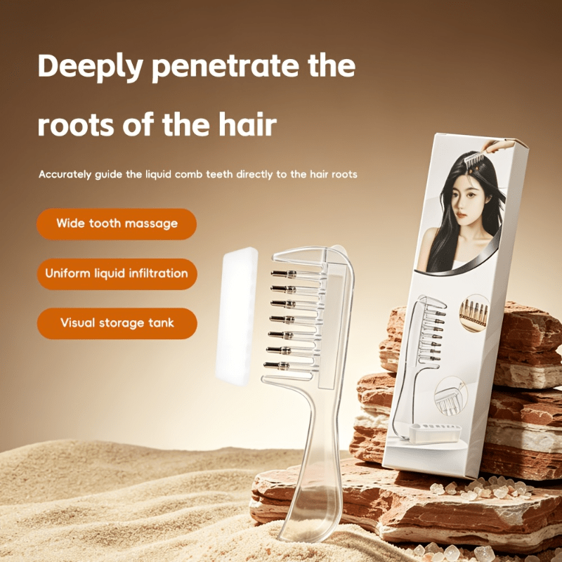 مشط شعر شفاف لتطبيق الزيوت الع - مراجعة Hair Care Tonic وسعره