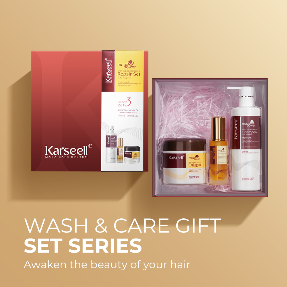 قناع شعر كولاجين من كارسييل +  - مراجعة Hair Care Gift وسعره