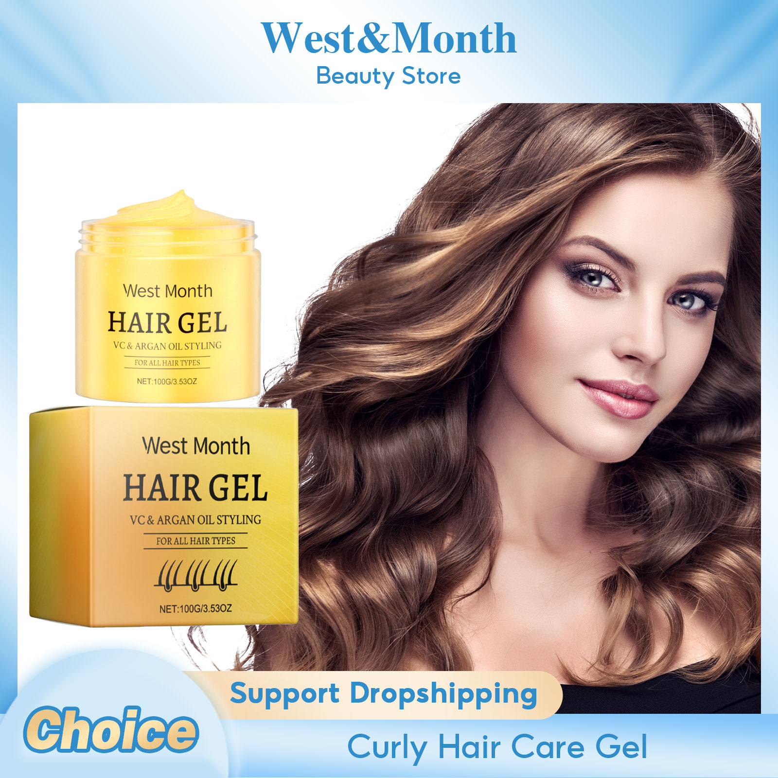 كريم العناية بالشعر المجعد موج - مراجعة Hair Care For Curly Dry Hair وسعره