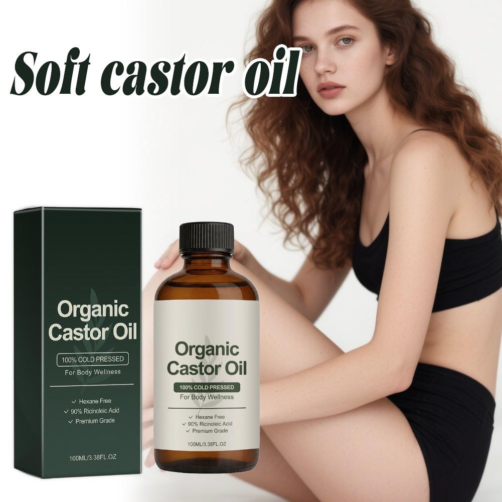 زيت الخروع العضوي للجسم، مرطب، - مراجعة Castor Oil Cold Press وسعره
