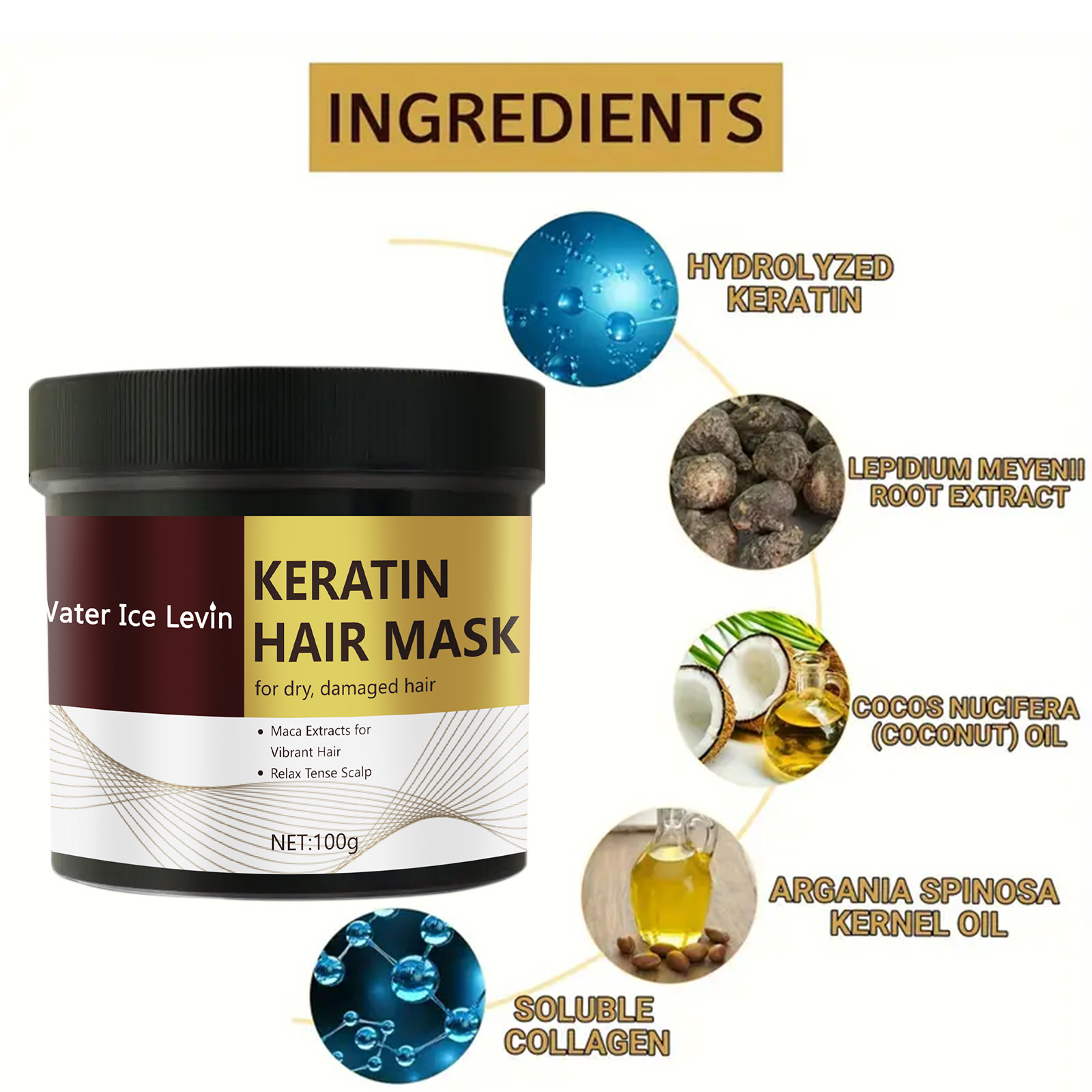 قناع الشعر بالكيراتين السحري 5 - مراجعة Hair Care Wow وسعره