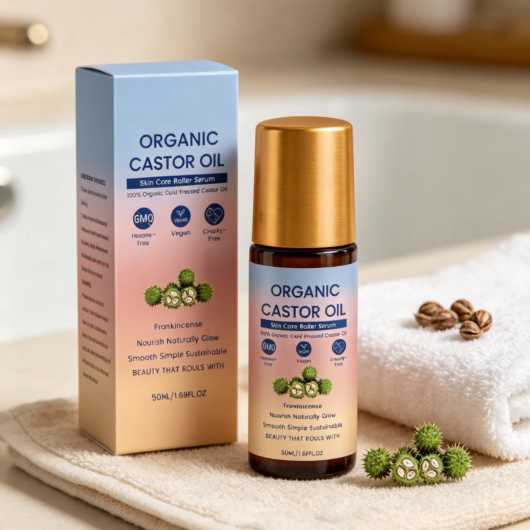 زيت الخروع العضوي للجسم بتركيب - مراجعة Castor Oil Cold Press وسعره