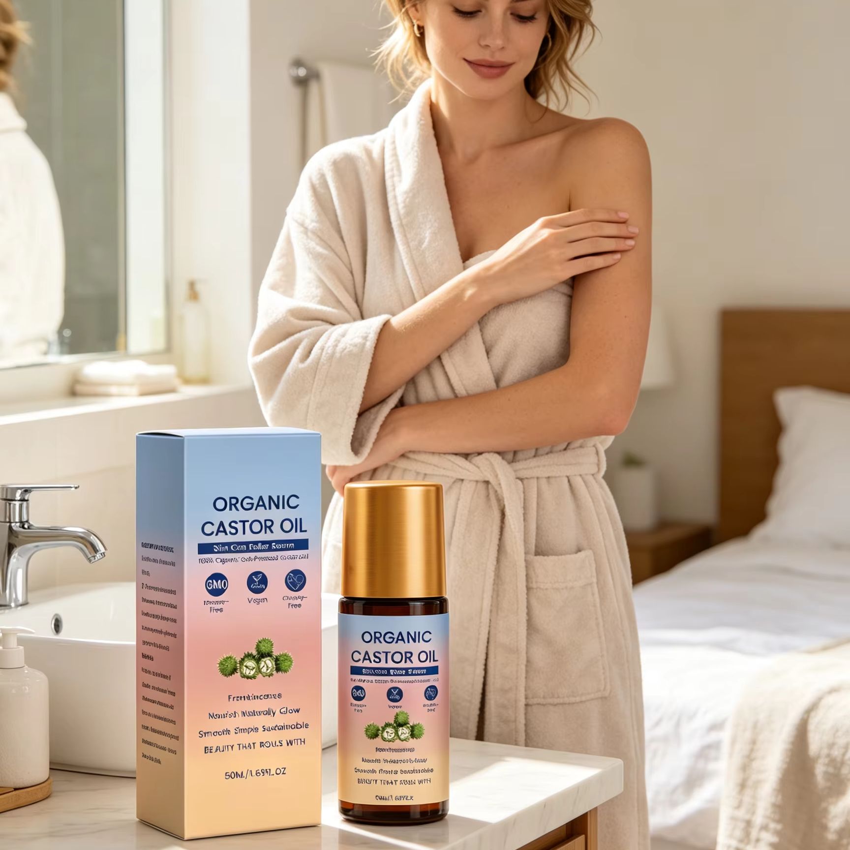 زيت الخروع العضوي للجسم بتركيب - مراجعة Castor Oil Cold Press وسعره